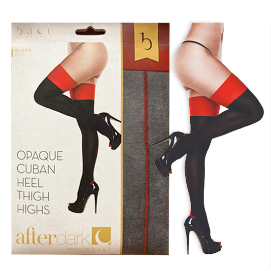 Medias Baci Opaque Cuban Q/S - Cake Sex Shop