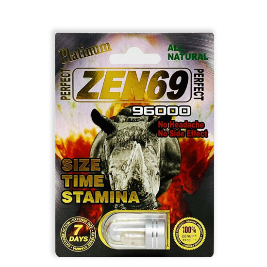 Pastilla Zen 69 Platinum - Cake Sex Shop
