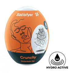 Masturbador Satisfyer Masturbator Egg Single-Crunchy - Cake Sex Shop