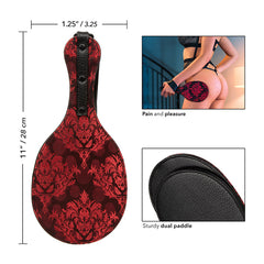 Azotador Scandal Round Double Paddle - Cake Sex Shop 2