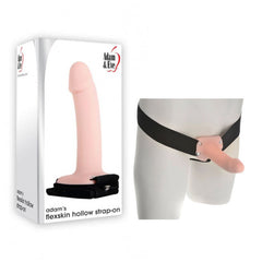 Dildo Adams Flexskin Hollow Strap-On - 15 cm - Cake Sex Shop