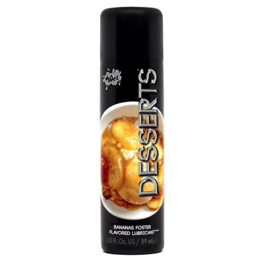 Lubricante Wet Desserts Bananas Foster 3 Oz - Cake Sex Shop