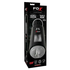 Masturbador PDX Elite Ultimate Milker – Clear/Black - Cake Sex Shop