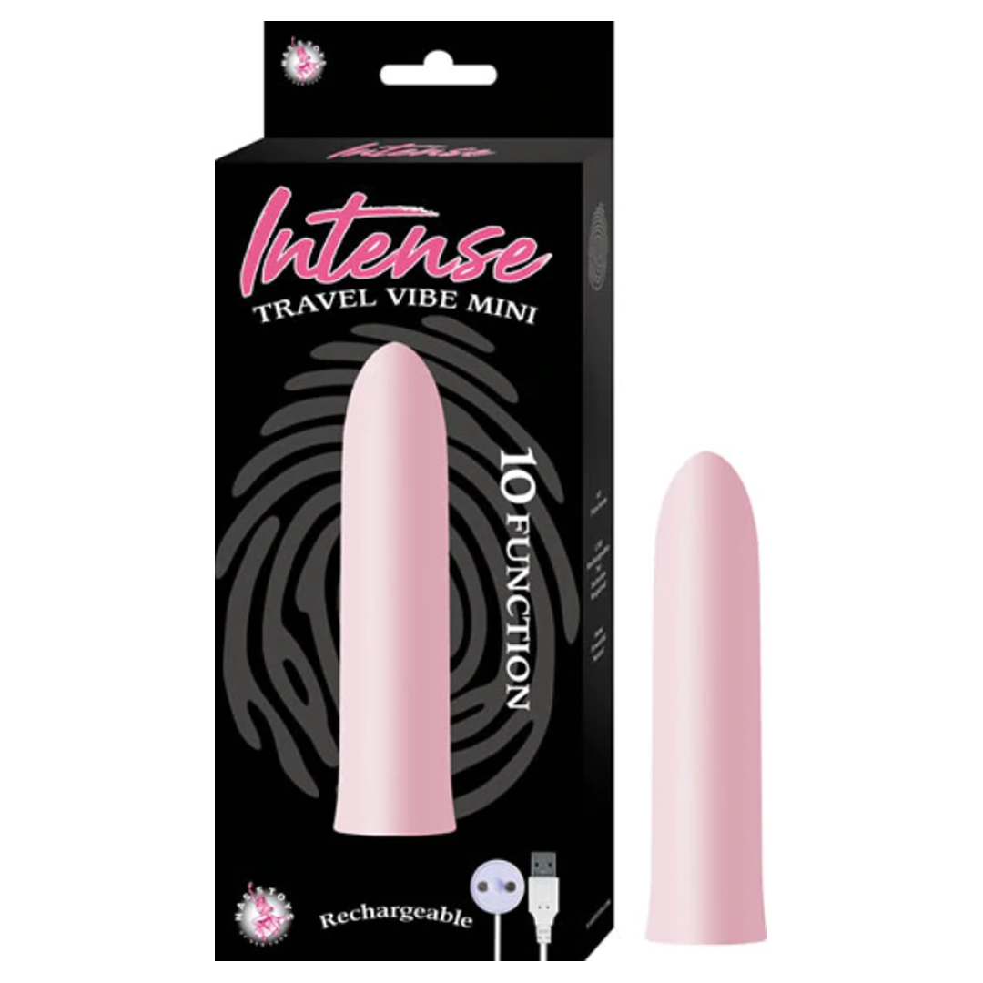 Vibrador Bala Intense Travel Vibe Mini Pink - Cake Sex Shop