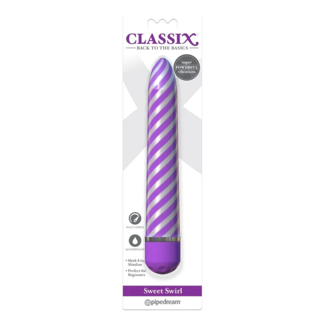 Vibrador Sweet Swirl Vibrator Purple - Cake Sex Shop