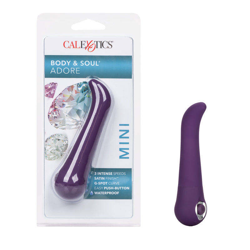 Vibrador Mini Body and Soul Adore - Purple - Cake Sex Shop