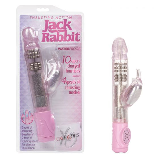 Vibrador Thrusting Action Jack Rabbit - Pink - Cake Sex Shop