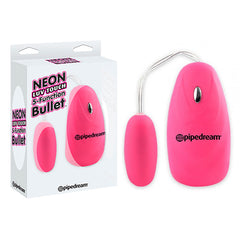 Vibrador Neon Luv Touch 5 Function Bullet - Pink - Cake Sex Shop