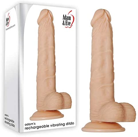 Dildo Adams Rechargeable Vibrating Dildos 9" - Cake Sex Shop