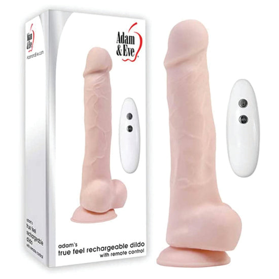 Dildo Adams True Feel 7" Rechargeable Dildo - Cake Sex Shop