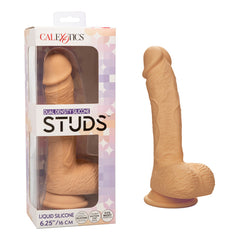 Dildo Dual Density Silicone Stud 6.25"-Ivory - Cake Sex Shop