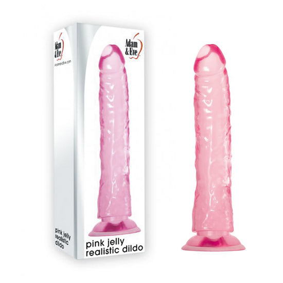 Dildo Pink Jelly Realistic Dildo 8.25" - Cake Sex Shop