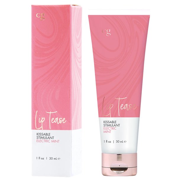 Estimulante CGC Lip Tease Kissable Stimulant - 1 oz Electric Mint - Cake Sex Shop