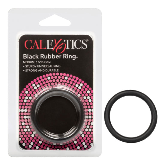Anillo Black Rubber Ring - Medium - Cake Sex Shop