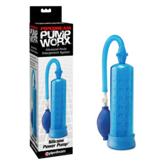 Bomba Pump Worx Silicone Power Pump - Blue - Cake Sex Shop