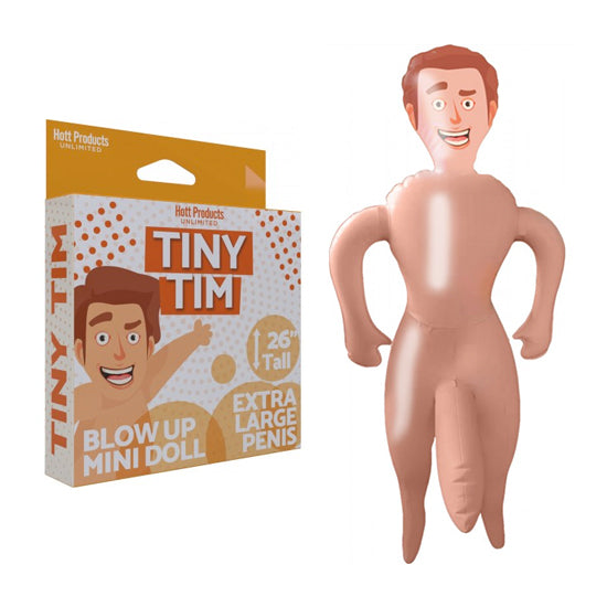 Muñeco Tiny Tim - Blow Up Party Doll - Cake Sex Shop
