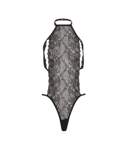 Teddy Peek A Boo Lace Teddy, Black - Cake Sex Shop
