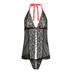 Babydoll Open Front Baby Doll, Black - Cake Sex Shop 2 3