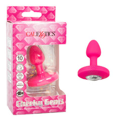 Plug Anal Cheeky Gems Small Rechargeable Vibrating Probe - Pink - Cake Sex Shop