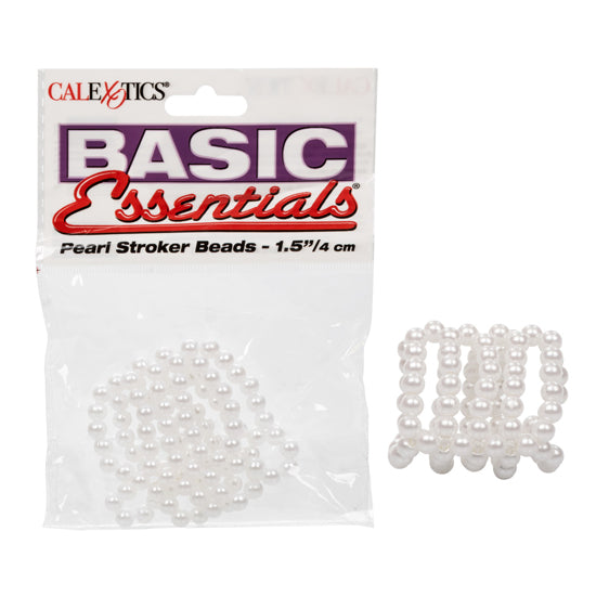 Anillo Basic Essentials Pearl Stroker Beads - 1.5" - Cake Sex Shop