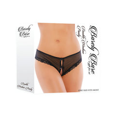 Panty Double Window Panty, Black - Cake Sex Shop 2 3