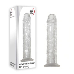 Dildo Crystal Clear 8″ Dong - Cake Sex Shop
