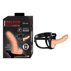 Dildo Erection Assistant Hollow Strap-On 8" - Cake Sex Shop