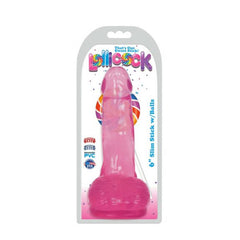 Dildo - 15 cm Slim Stick W/Balls Cherry Ice - Cake Sex Shop 2