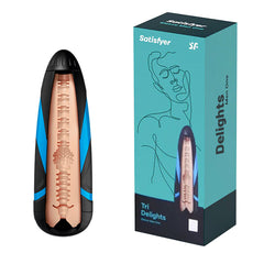 Funda Satisfyer Men Sleeve-Tri Delights - Cake Sex Shop