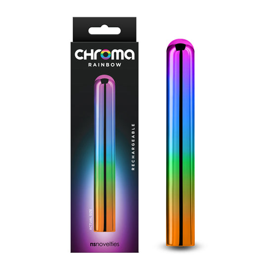 Vibrador Chroma - Rainbow - Large - Cake Sex Shop