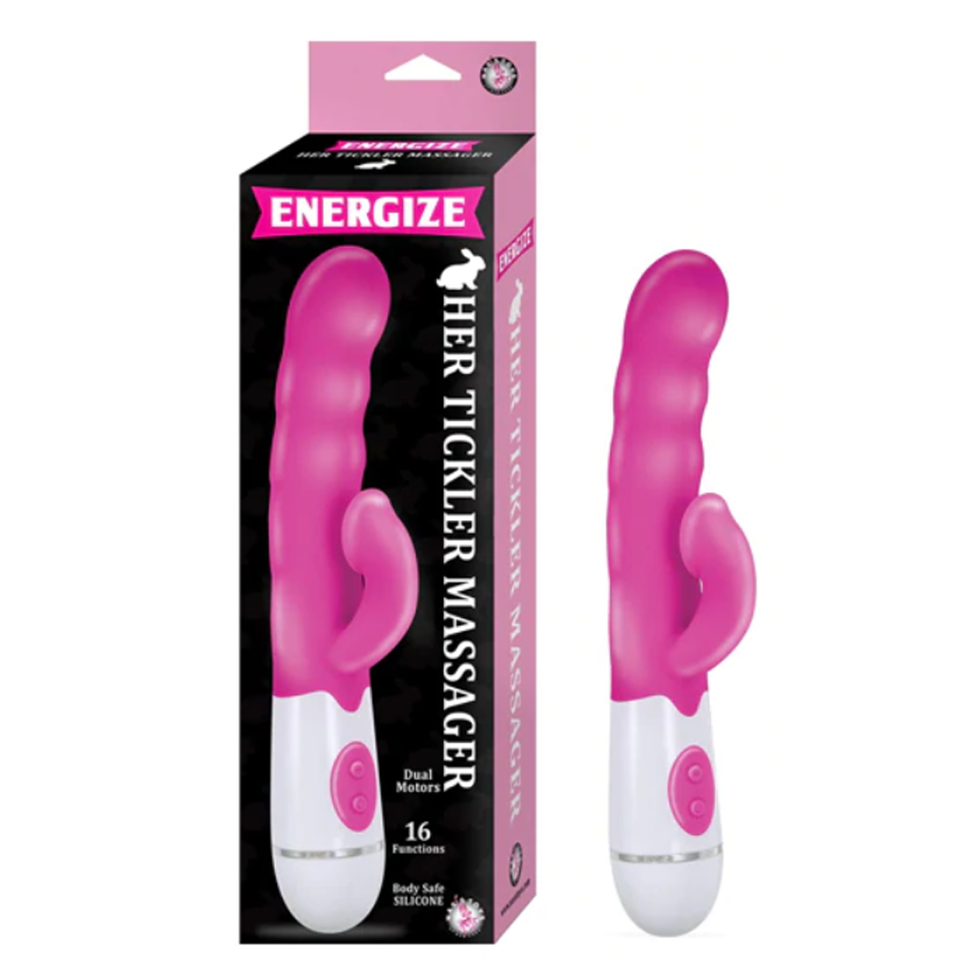 Vibrador Energize Her Tickler Massager- Pink - Cake Sex Shop