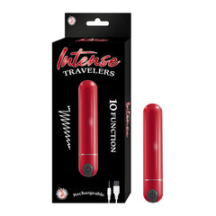 Vibrador Intense Travelers-Red - Cake Sex Shop