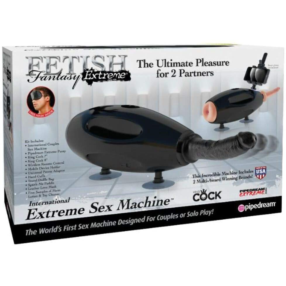Máquina Sexual Fetish Fantasy Series International Couples Sex Machine - Black - Cake Sex Shop