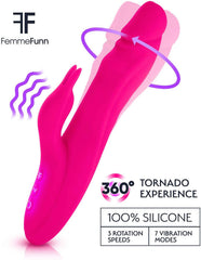 Vibrador Femme Fun Booster Rabbit - Pink - Cake Sex Shop 2