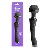 Masajeador Sugar Pop Bliss Heating Wand Massager - Black - Cake Sex Shop