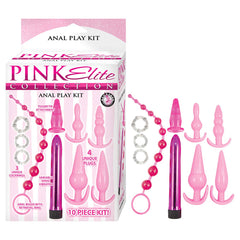 Set Pink Elite Collection Anal Play Kit-Pink - Cake Sex Shop