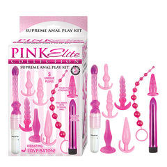 Set Pink Elite Collection Supreme Anal Play Kit - Cake Sex Shop