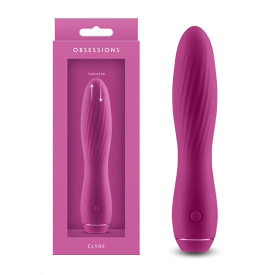 Vibrador Obsessions - Clyde - Dark Pink - Cake Sex Shop