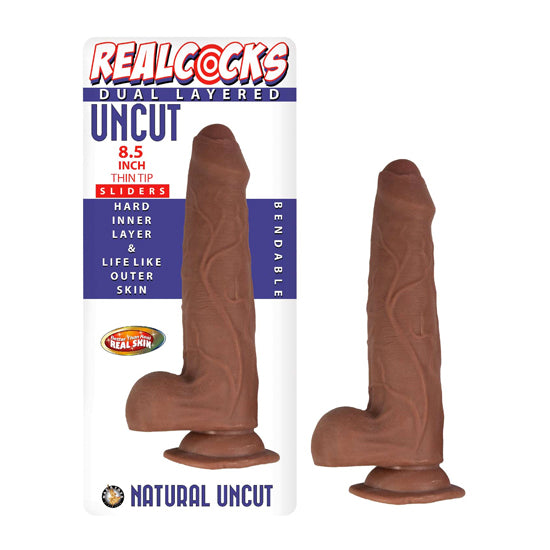 Dildo Realcocks Dual Layered Uncut S 21 cm - Cake Sex Shop