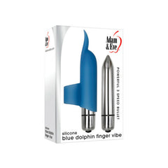 Dedal Adam and Eve Blue Dolphin Finger Vibe - Cake Sex Shop