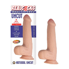 Dildo Realcocks Dual Layered Uncut S 23 cm - Cake Sex Shop