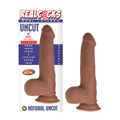 Dildo Realcocks Dual Layered Uncut S 23 cm - Cake Sex Shop