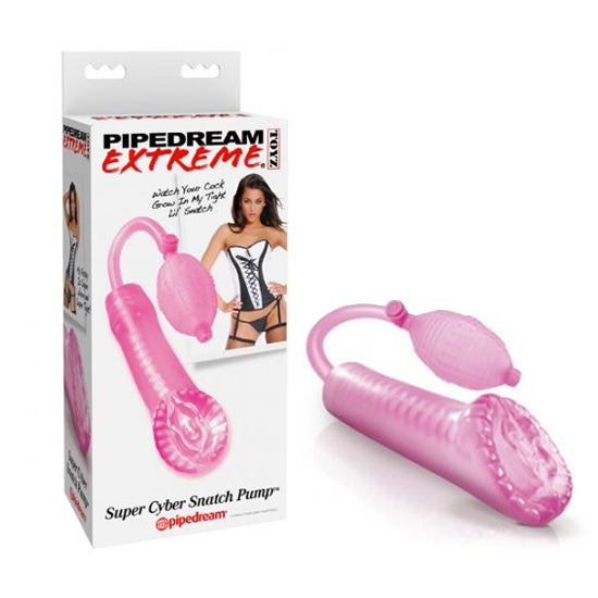 Bomba Pipedream Extreme Toyz Super Cyber Snatch Pump - Pink - Cake Sex Shop
