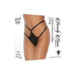 Tanga Black Diamond Thong Panty, Bulk - Cake Sex Shop 2