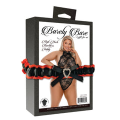 Teddy High Neck Backless Teddy, Plus Size - Cake Sex Shop 2 3