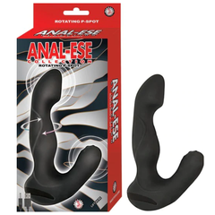 Masajeador de Próstata Anal Ese Collection Rotating P Spot Vibe Black - Cake Sex Shop