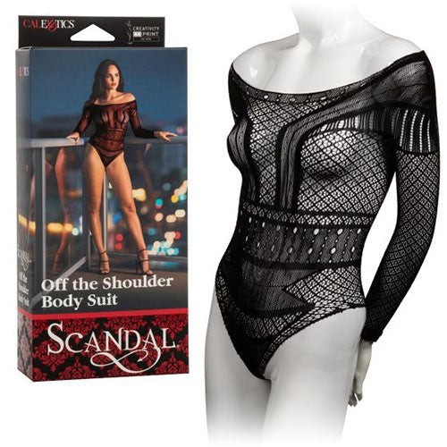 Scandal Off Shoulder Body Suit - Cake Sex Shop