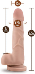 Dildo Dr Skin Basic 7" - Beige - Cake Sex Shop 2 3 4