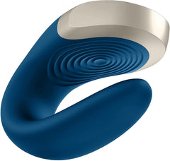 Vibrador Double Love Satisfyer - Blue - Cake Sex Shop 2 3 4