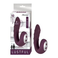 Vibrador Lustful G-Spot Eggplant - Cake Sex Shop